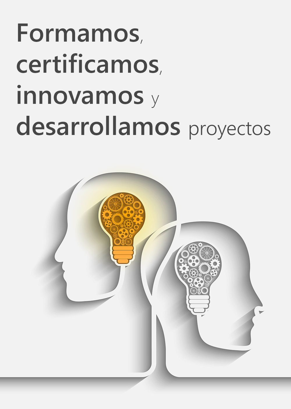 Formamos, certificamos, innovamos y desarrollamos proyectos